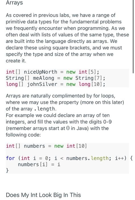 Solved find largest integer in chosen array java output | Chegg.com