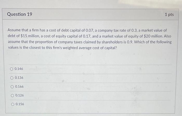 Solved Question 20 1 pts Which of the following statements | Chegg.com
