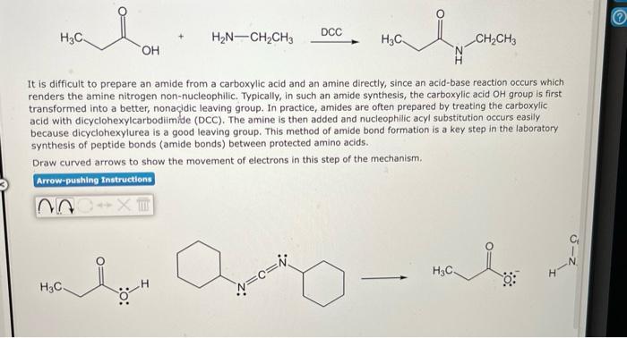 It is difficult to prepare an amide from a carboxylic acid and an amine directly, since an acid-base reaction occurs which re