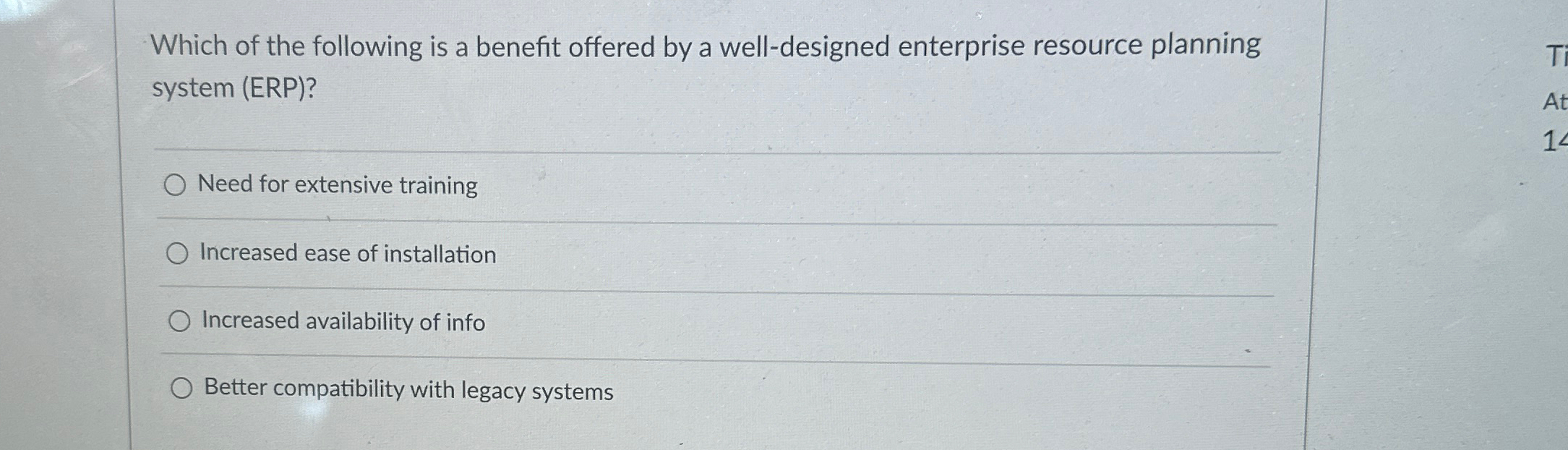 Solved Which of the following is a benefit offered by a | Chegg.com