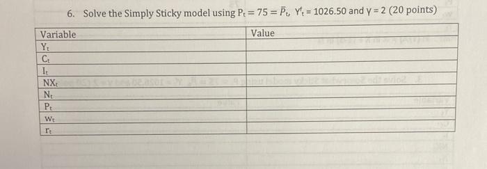 Solved To solve for the questions below we are given the | Chegg.com
