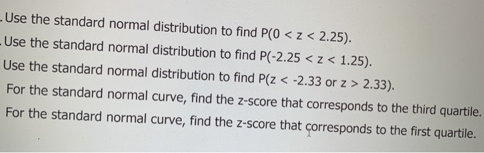 Solved: . Use The Standard Normal Distribution To Find P(0... | Chegg.com