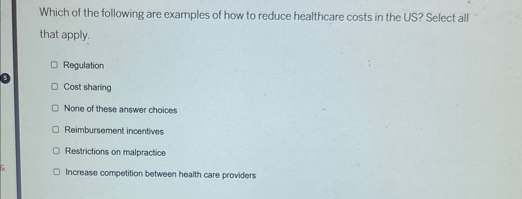 Solved Which of the following are examples of how to reduce | Chegg.com