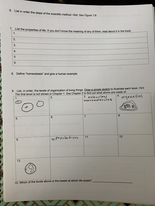 Solved BSC2010 MODULE 1 UNIT 1 WORKSHEET WILLOUGHBY Chapter Chegg