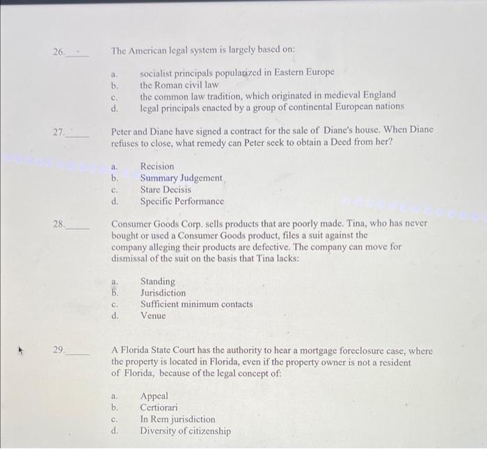 Solved 20. a. Procedural Due Process focuses on: the content | Chegg.com