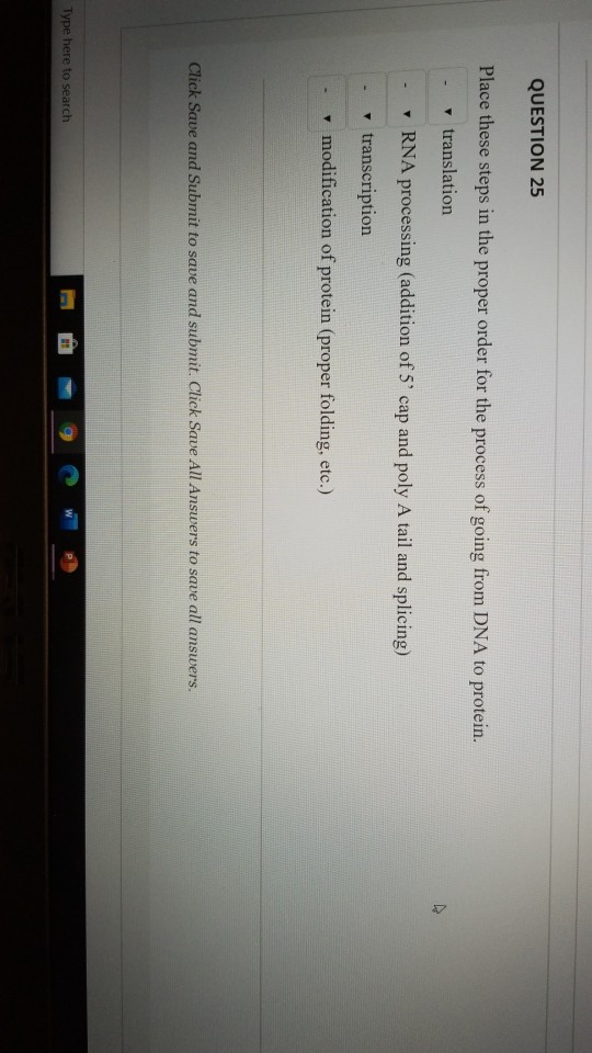 Solved QUESTION 25 Place these steps in the proper order for | Chegg.com