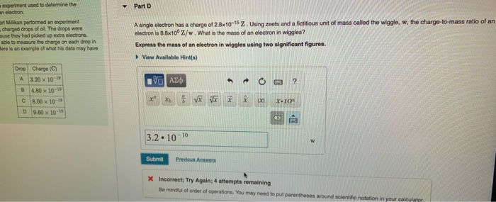 Solved A single electron has a charge of 2.8•10^-15Z. Using | Chegg.com