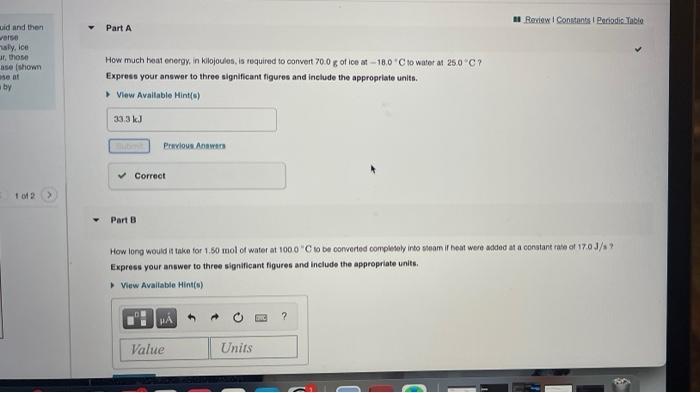 Solved part A is solved, i dont understand how to solve for | Chegg.com