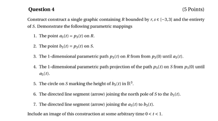 Question 4 (5 Points) Construct construct a single | Chegg.com