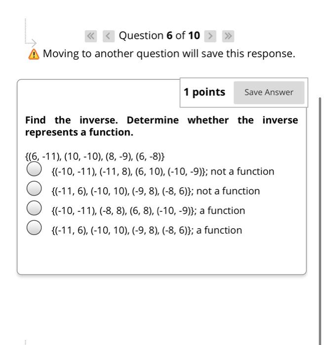 Solved The Function F Is One to one Find Its Inverse F x Chegg