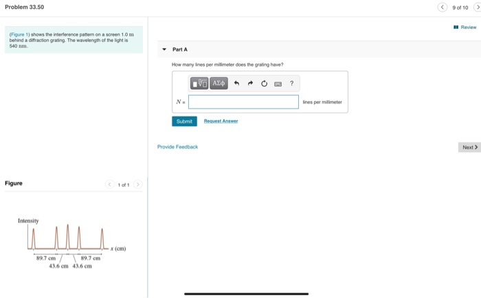 Solved Problem 33.50 Review (Figure 1) shows the | Chegg.com