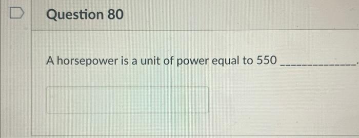 practical unit of power is horsepower