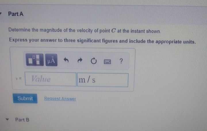 Solved Problem 16.123 Member AB Has The Angular Velocity W | Chegg.com