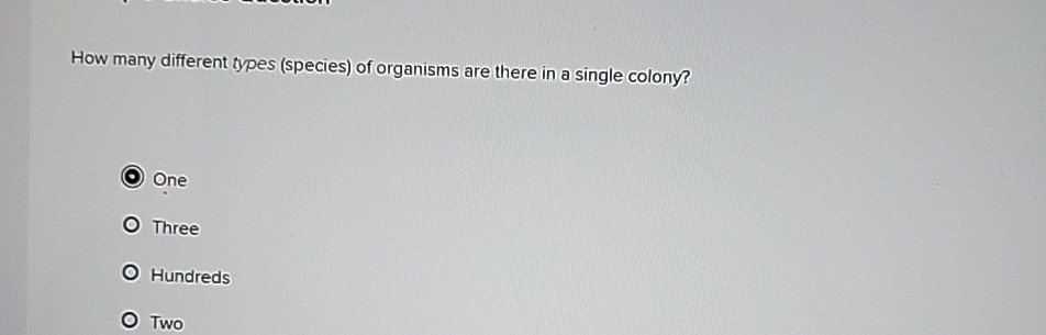 Solved How many different types (species) ﻿of organisms are | Chegg.com