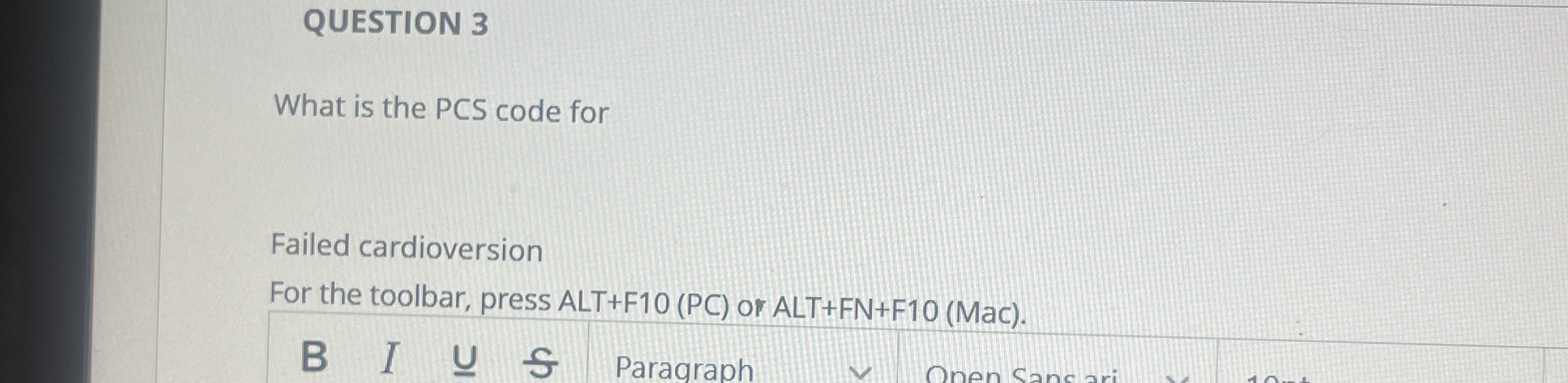 Solved QUESTION 3What is the PCS code forFailed | Chegg.com