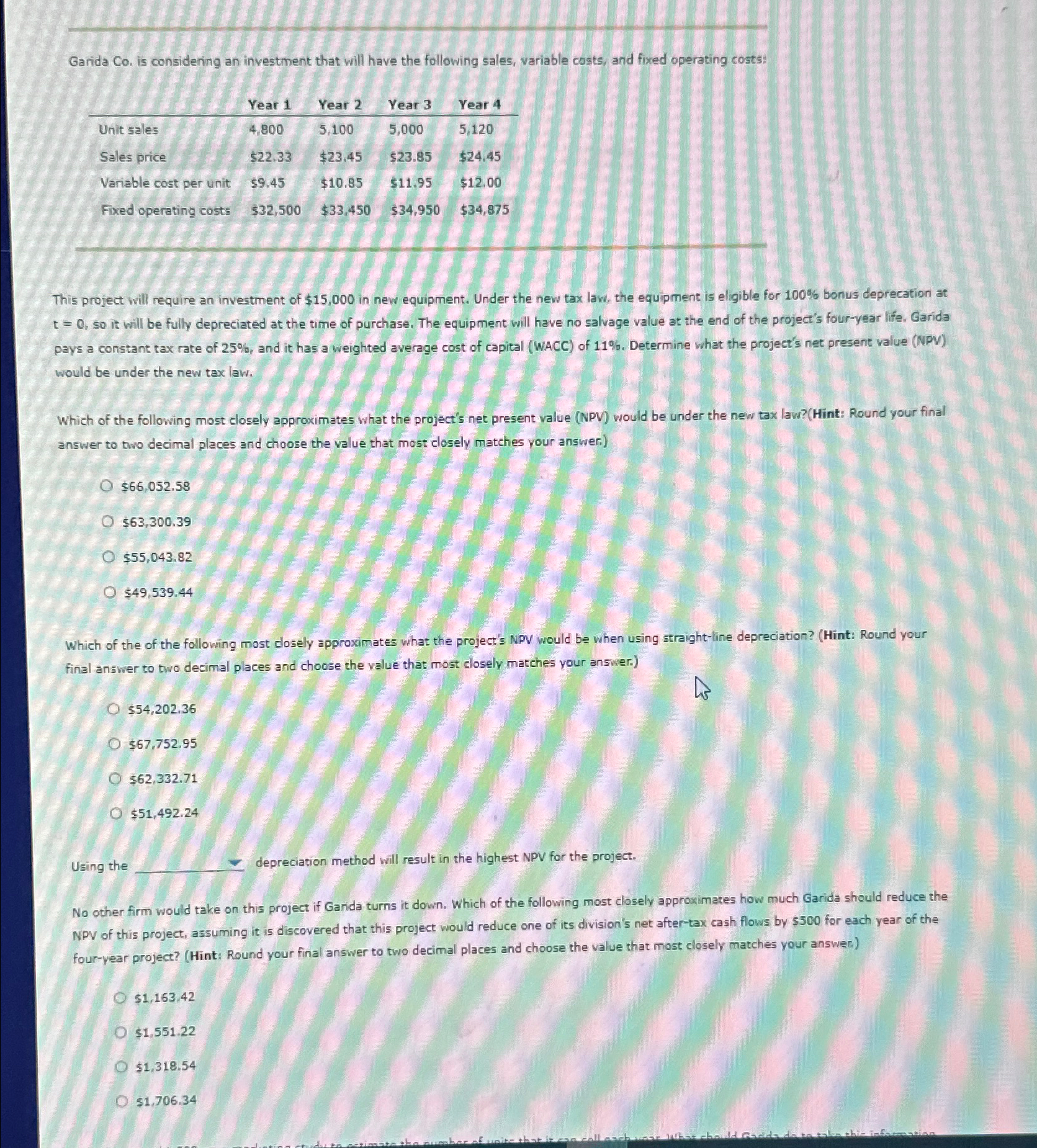 Solved Help me answer all parts of the question please. | Chegg.com