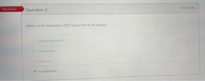 Solved Incorrect Question 3 Which of the following is NOT | Chegg.com