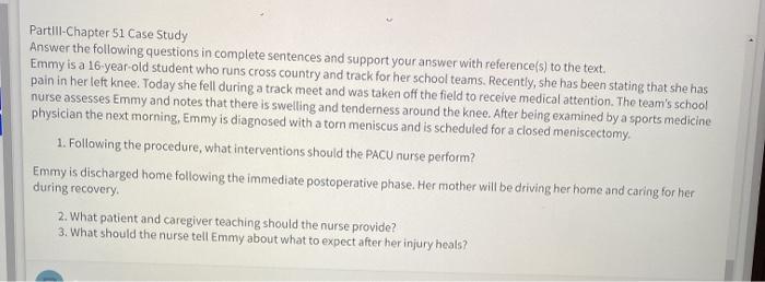 Running off track case study quizlet picture