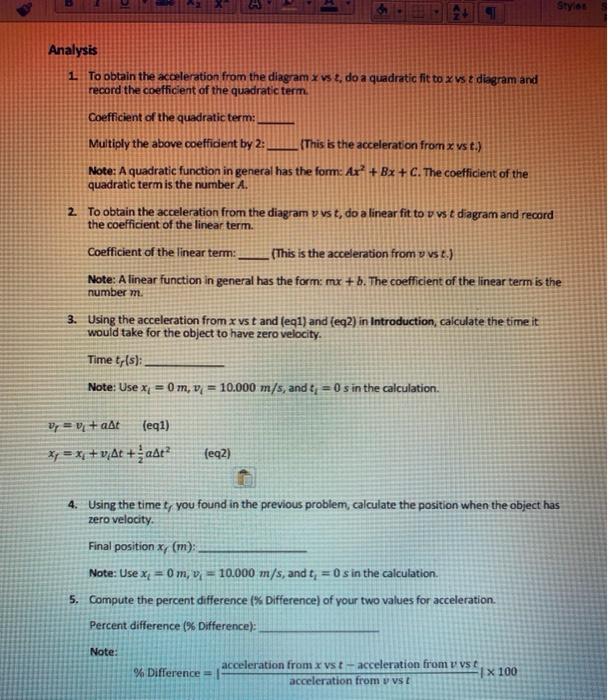 Solved Step 2: Select Motion with Constant Acceleration. A | Chegg.com