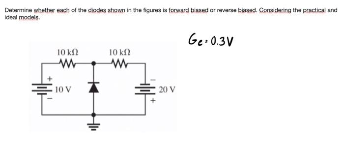 Solved Determine Whether Each Of The Diodes Shown In The | Chegg.com