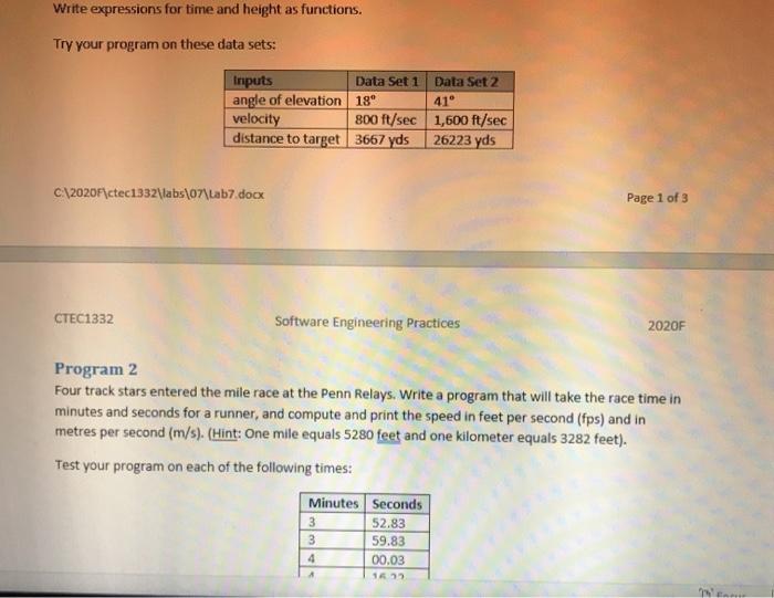 Solved Assignment Use the Software Engineering Method to | Chegg.com