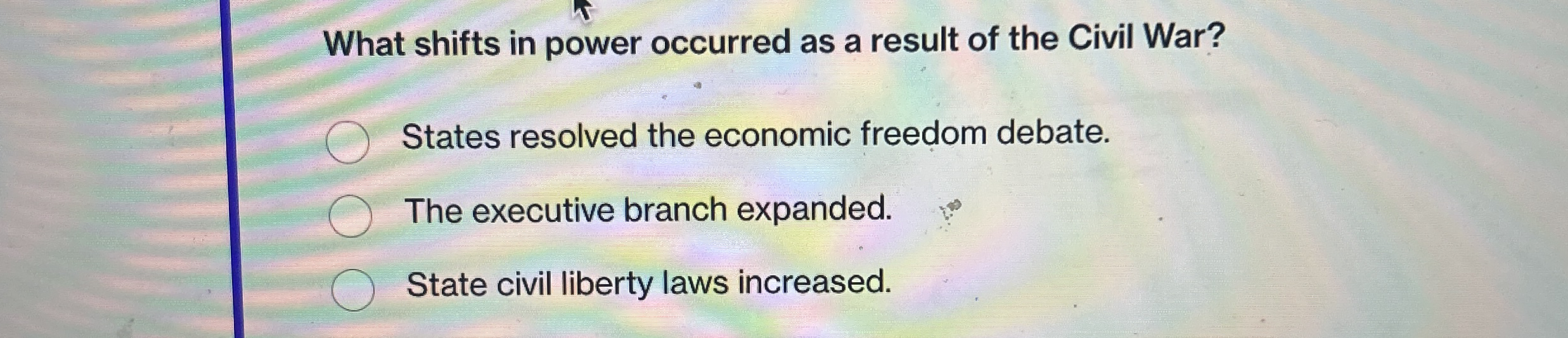 Solved What shifts in power occurred as a result of the | Chegg.com