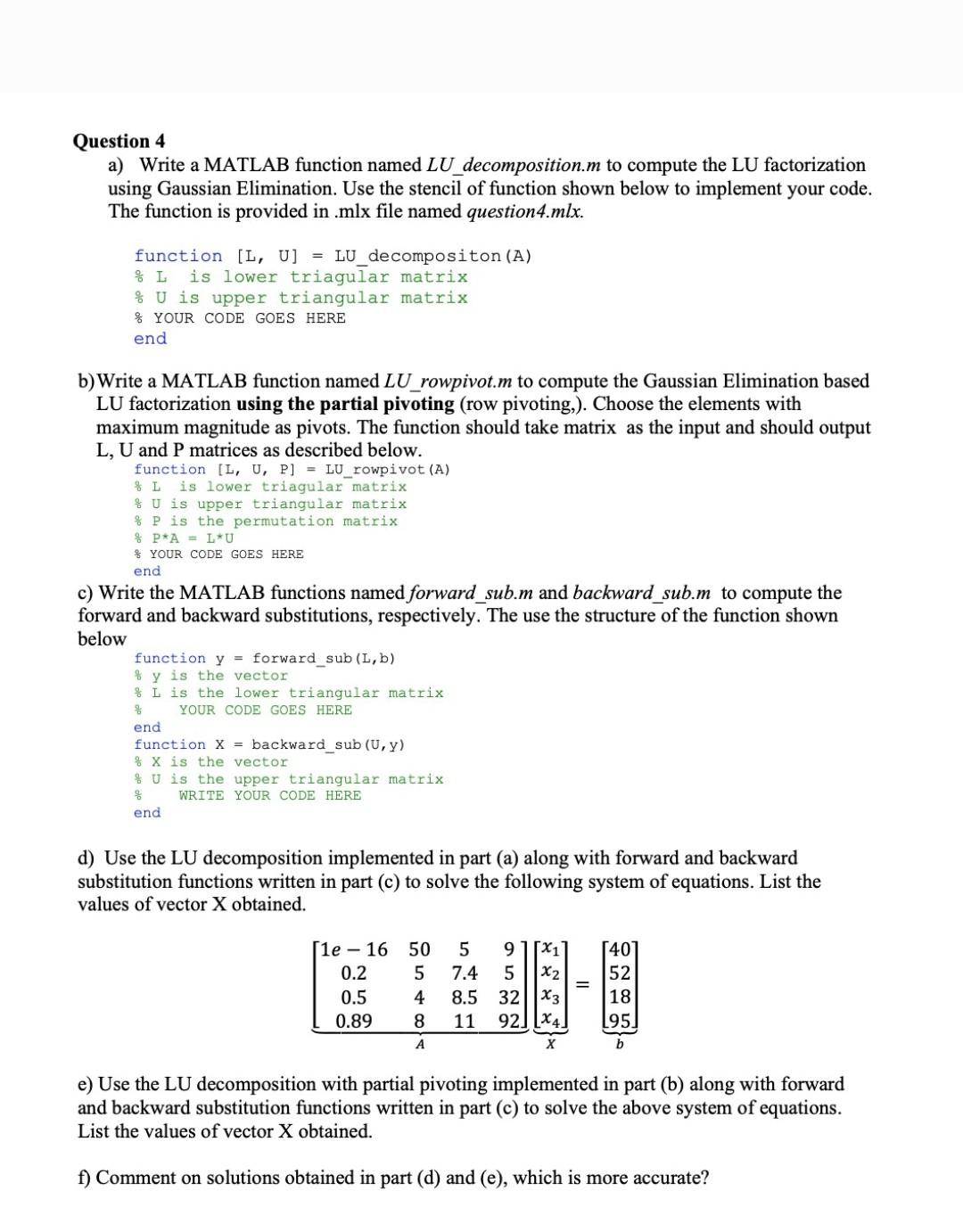 Solved Please Solve Complete Question I Need Step By Step