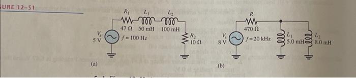 Solved 1.) Calculate the total current in each circuit of | Chegg.com