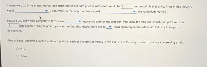 Solved 7. Short-run supply and long-run equilibrium Consider | Chegg.com