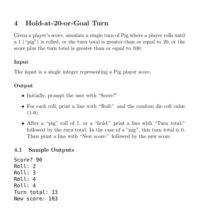 Solved In this assignment, we will be implementing a dice | Chegg.com