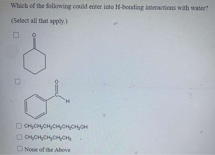 Solved In which of the following pure compounds would | Chegg.com