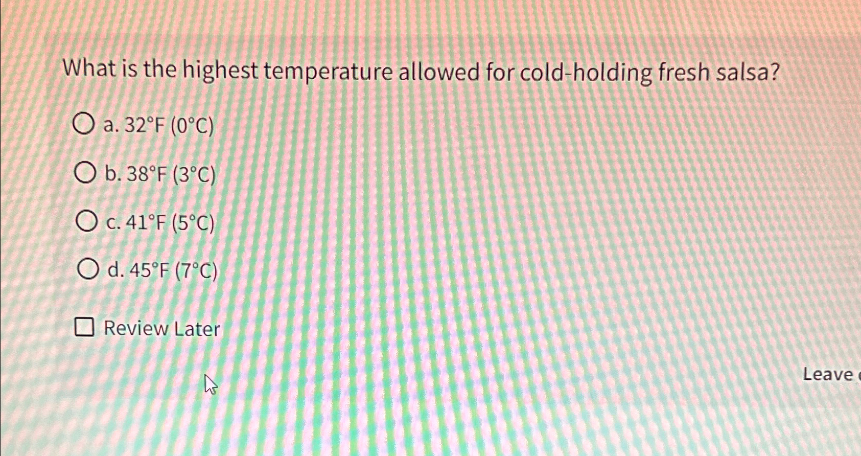 Solved What is the highest temperature allowed for