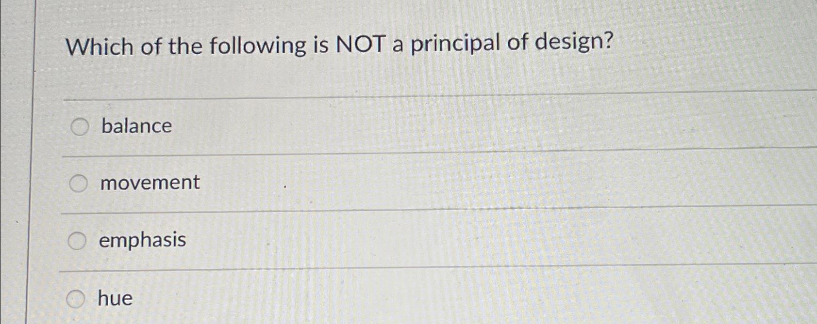 Solved Which of the following is NOT a principal of | Chegg.com