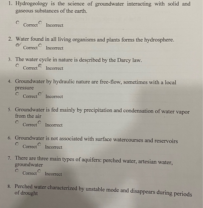 Solved 4. The effects of erosion processes are usually 5. | Chegg.com