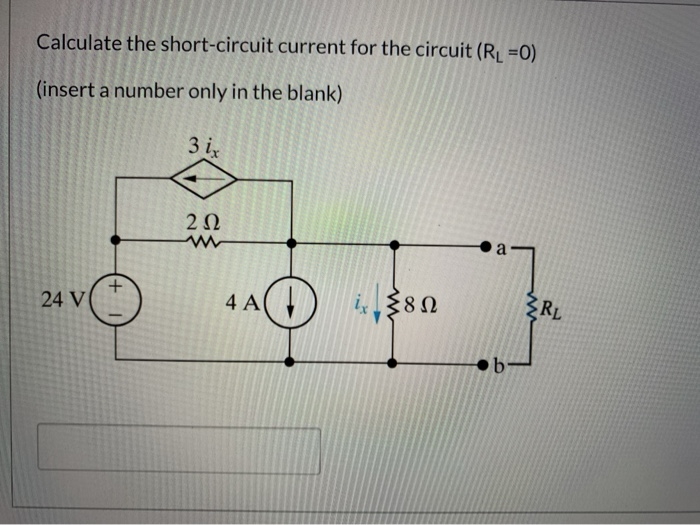 Solved If one short circuit the terminals a and b(R = 0.02),