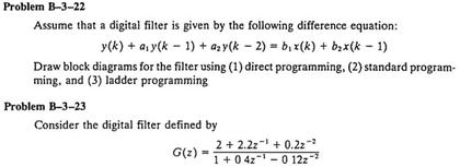 Assume that a digital filter is given by the | Chegg.com