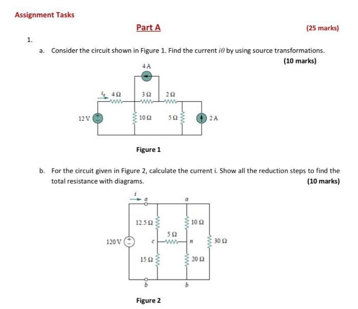 Solved Assignment Tasks Part A (25 marks) 1. a. Consider the | Chegg.com