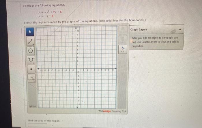 Solved Consider The Following Equations Y 2 2x 6 Chegg Com