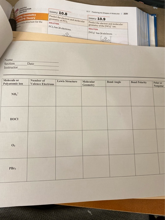 Lewis Structures and Molecular Models Worksheet