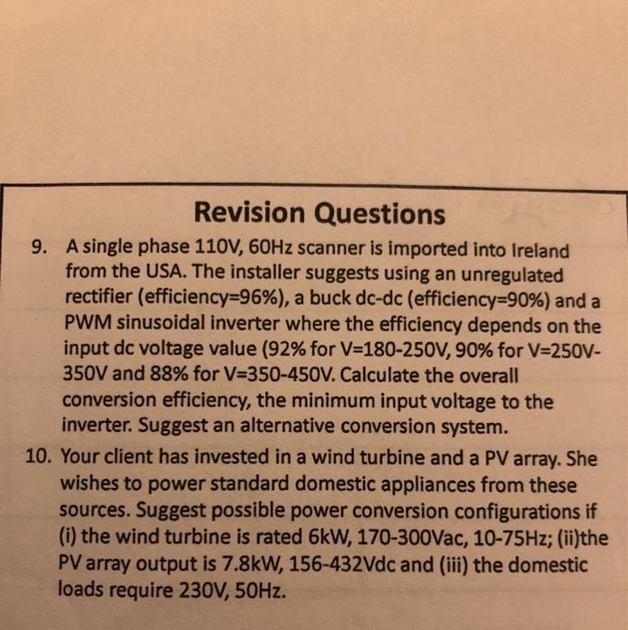 for q10 use block diagrams calculate input and output | Chegg.com