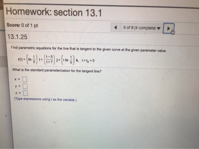 Solved Homework: section 13.1 Save Score: 0 of 1 pt 5 of 8 | Chegg.com