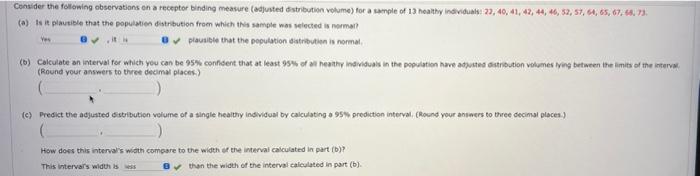 Solved Calculate a two-sided 95% confidence interval for | Chegg.com