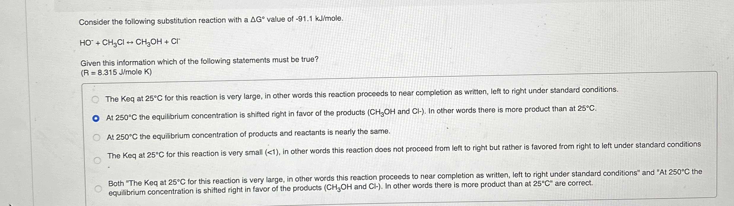 Solved Consider the following substitution reaction with a | Chegg.com