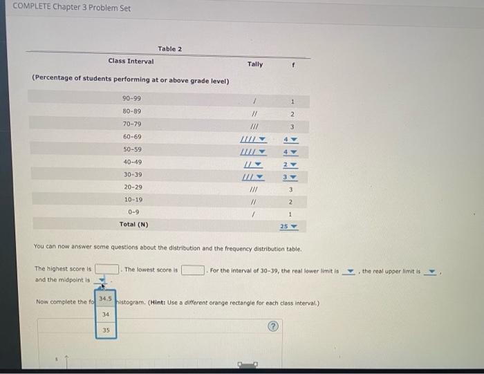 COMPLETE Chapter 3 Problem Set Academic | Chegg.com