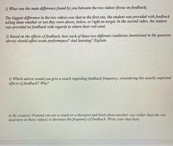 Solved 1) What was the main difference found by you between | Chegg.com