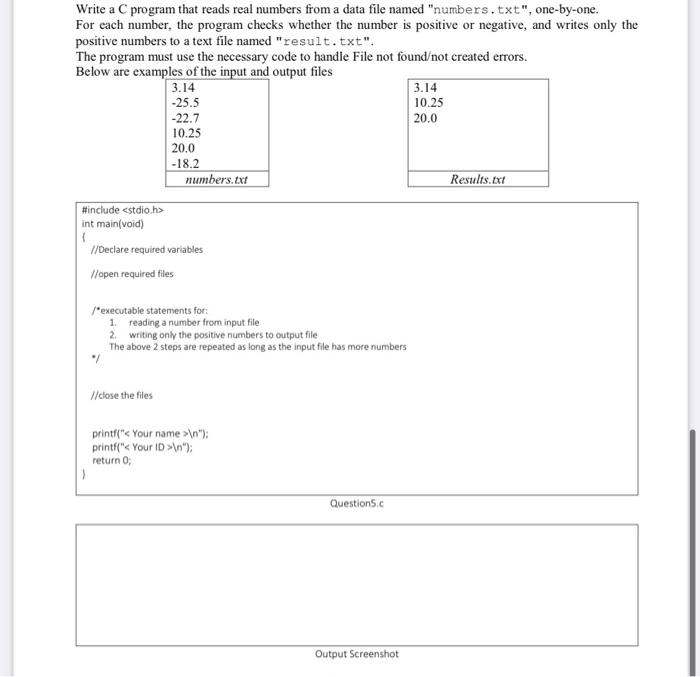 Solved Write a C program that repeatedly asks the user to | Chegg.com
