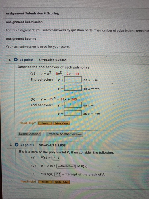 Solved Assignment Submission Scoring Assignment Submission