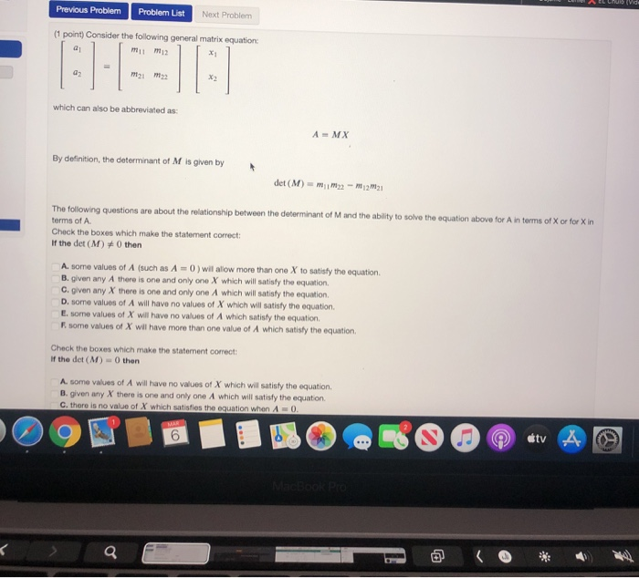 Solved Previous Problem Problem List Next Problem (1 point) | Chegg.com