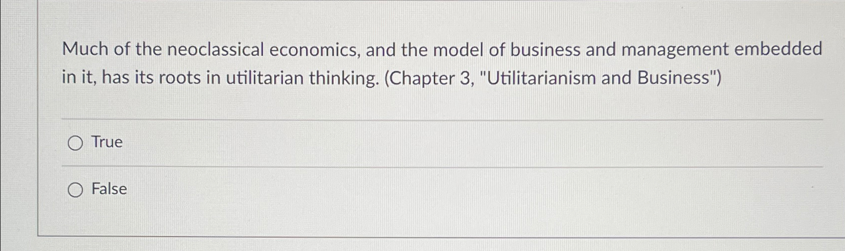 Solved Much of the neoclassical economics, and the model of | Chegg.com