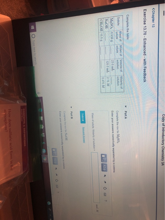 Solved Copy of Introductory Chemistry 3A | Chegg.com